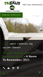 Mobile Screenshot of nuplustowing.com